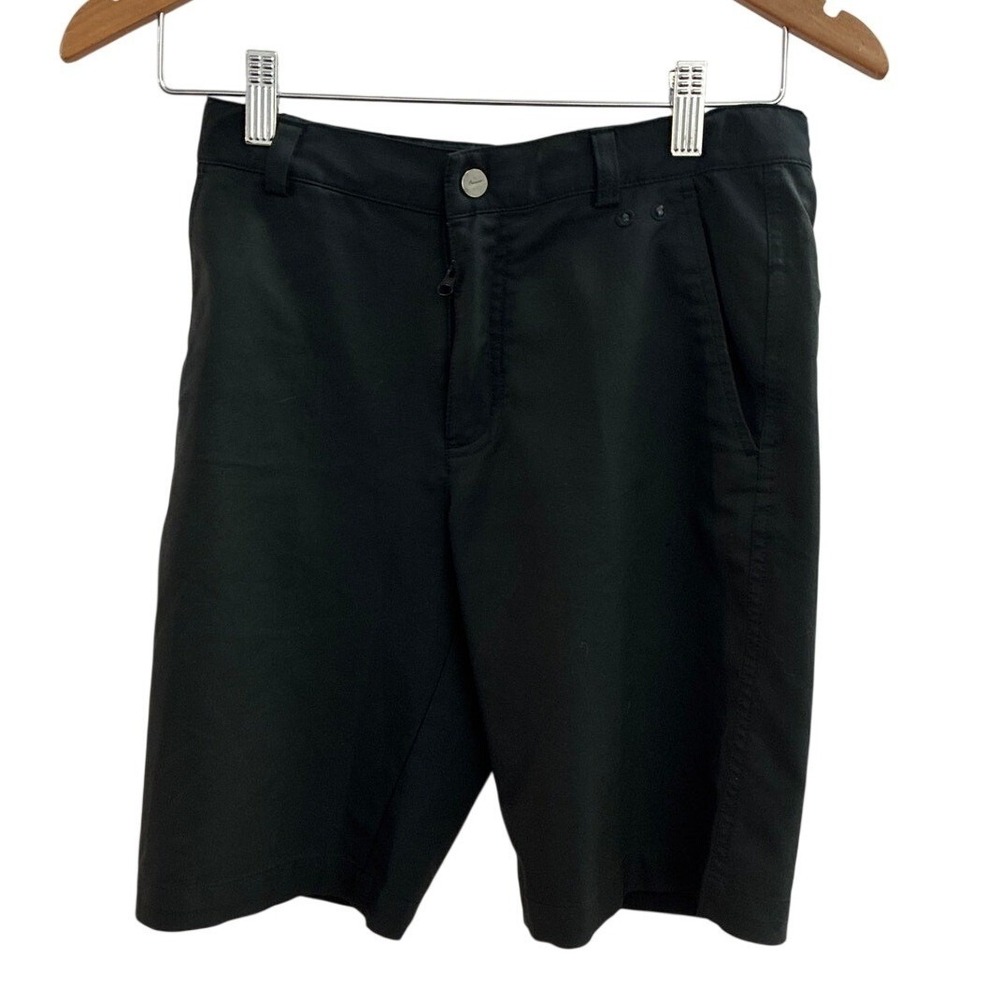 Nike Golf‎ Shorts Kids Medium Black Performance Adjustable Waist 452602-010